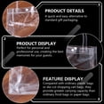thumbnail image 4 of Shisuyan Wedding PVC Bag Tote Bag Transparent 8Pcs 6.29X5.89X2.75 Inch, 4 of 8