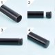 thumbnail image 4 of 20 Pcs 28mm Black Plastic Plugs, Black Round Tube Covers, Inner End Caps for Chairs Desks Tables Foot Furniture Pipe, 4 of 5