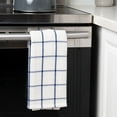 thumbnail image 4 of Fabstyles Cotton Solo Waffle Weave Kitchen Towels, Extra Large Dish Cloths, Super Absorbent and Quick Dry Tea Towels with Hanging Loop, 18x28 Inches, Set of 4, 4 of 5