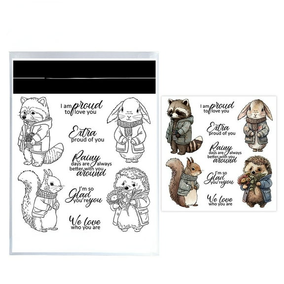 Rxuiael Stamps and Cutting Dies Sets for 2025-2026 Stamps Dies Card Crafting for Card Making