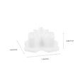 thumbnail image 2 of WEUVEB 2Pcs White Silicone Clay Earring Cutters Polymer Mold for Versatile Jewelry Craft Use, 2 of 8