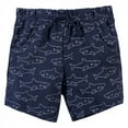 thumbnail image 5 of Hudson Baby Infant Boy Cotton Bodysuit, Shorts and Shoe 3pc Set, Shark Expert, 0-3 Months, 5 of 5