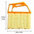thumbnail image 3 of 7 Finger Dusting Cleaning Tool Household Cleaning Brush Windspeed Mini Blind Cleaner Air Conditioner Duster with 7 Slats, 3 of 5