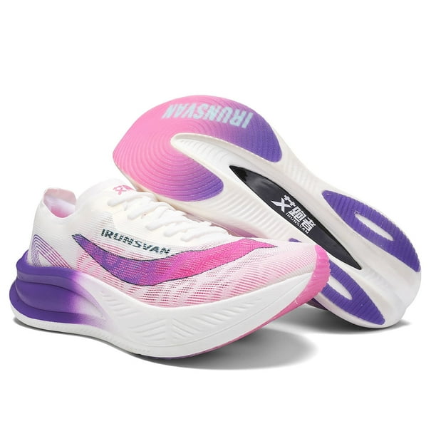 Tennis de Carrera Profesionales IRUNSVAN HEAT 1.0 para Hombre - Placa de Carbono, Ultra Ligeras con Amortiguación y Soporte Estable para Maratón