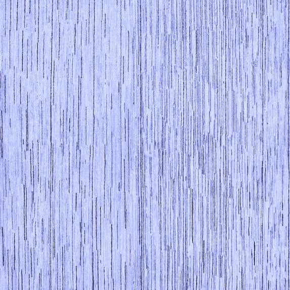 Ahgly Company Indoor Square Solid Blue Modern Area Rugs, 3' Square