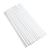 MELIVO 75 PCS Bike Spoke Skins Covers Motorcycle Motocross Dirt Bike MTB Wheel Rim Spoke Wraps Protector Kit (White)