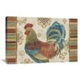 thumbnail image 1 of Global Gallery Daphne Brissonnet 'Rooster Rainbow IIA' Canvas Wall Art, 1 of 4
