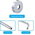thumbnail image 6 of 12 Inch Shower Arm with Flange,Stainless Steel 90 Degree Rain Shower Head Extension Arm,Wall-Mounted Shower Head Arm for Fixed Shower Head,Chrome, 6 of 9