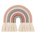 thumbnail image 5 of S Decoración bohemia macramé arcoíris colgante de pared para bebés, niñas, niños, habitaciones infantiles, regalo, 5 of 5