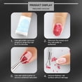 thumbnail image 3 of 1 Uds herramienta de manicura cepillo removedor de uñas Xemadio CZMR-HY73, 3 of 6
