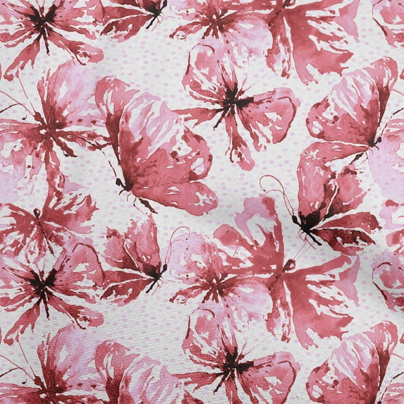 oneOone Viscose Chiffon Red Fabric Wreath Personalized Name Quilting Supplies Print Sewing Fabric By The Yard 42 Inch Wide