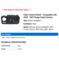 thumbnail image 2 of Fader Control Switch - Compatible with 2004 - 2007 Dodge Grand Caravan 2005 2006, 2 of 2