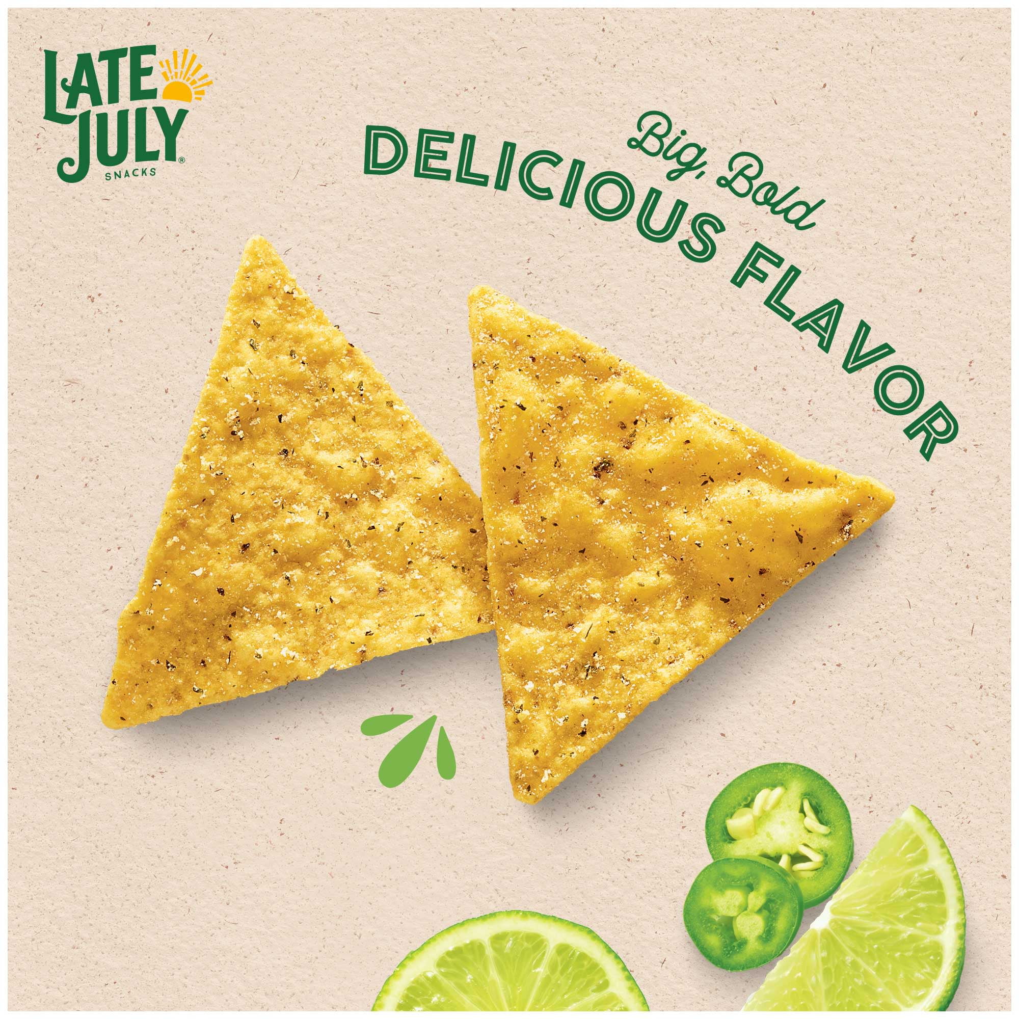 Late July Snacks Jalapeno Lime Tortilla Chips, 16-oz. Bag