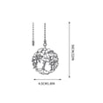 thumbnail image 3 of YingYouFu Pendant Beaded Pull Cord, Crystal Decorative Chain for Light Fixtures, Replacement Fan Pull Chain with Glass Beads for Ceiling Lamp, 3 of 8