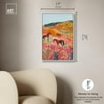 thumbnail image 5 of Horses in Beautiful Pasture Canvas Trendy Western Print by Art Remedy, White Frame, 16" x 24", 5 of 7