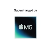 Apple 14-inch MacBook Pro with M5 chip chip with 10 core CPU and 10 core GPU, 16GB, 1TB SSD - Silver