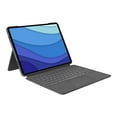 thumbnail image 2 of Logitech Combo Touch iPad Pro 12.9-inch (5th, 6th gen - 2021, 2022) Keyboard Case - Detachable Backlit Keyboard with Kickstand, 2 of 11