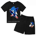 thumbnail image 4 of Nueva camiseta de Mario Sonic para niños, niñas y adolescentes, camisetas de manga corta de verano, camisetas casuales para niños, conjunto de camisetas de Mickey Mouse, 4 of 5