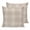 Beige, Cream, White, variant on Pillow Covers 16x16 Set of 2, Buffalo Plaid Throw Pillow Covers Decorative Couch Cushion Cover, Jet Black Gray Farmhouse Gingham Striped Microfiber Soft Square Pillowcases for Bedroom Living Room