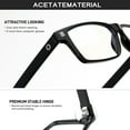 thumbnail image 4 of ANYLUV Blue Light Glasses Men Woman, Blue Light Blocking Glasses for Computer Gaming, Eye Strain Relief Eye Protection, 4 of 7