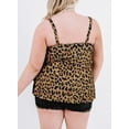 thumbnail image 4 of Uniexcosm Women 2 Pieces Swimsuits Plus Size Tankini with Shorts Flowy Bathing Suits, 4 of 8