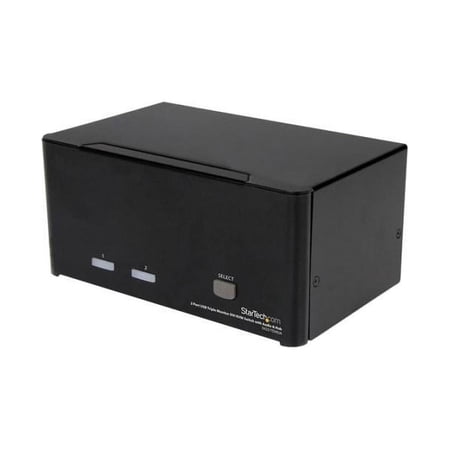 UPC: 0065030847469 | StarTech.com 2 Port Triple Monitor DVI USB KVM Switch with Audio & USB 2.0 Hub