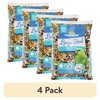 (4 pack) Pennington Large Bird Everyday Blend Bird Food for Parrots, Cockatoos; 3 lb. Bag
