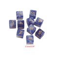 thumbnail image 2 of Lerpwige 10Pcs 15mm Acrylic Dices Digital Six-Sided Dices Role Playing Board Game Dices, 2 of 7