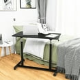 thumbnail image 3 of Goplus Bureau d'Ordinateur Réglable en Hauteur Table Roulante pour Ordinateur Portable Noir, 3 of 10