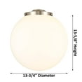 thumbnail image 2 of Innovations Lighting  Beacon - 1 Light 14" Pendant Clear/Oiled Brass, 2 of 5