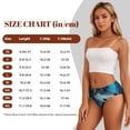 thumbnail image 4 of Fotbe Blue Iceberg Leaf Wolf Calzones Estampados para Mujer – Ropa Interior de Algodón, Cómoda, Suave y Elástica-Large, 4 of 6