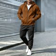 thumbnail image 4 of DYTTDG Men's 2-Piece Tracksuit Set, Full Zip Hooded Sweatshirt and Drawstring Jogger Pants, Casual Athletic Sweatsuit with Pockets for Daily Gym Wear S-XXXL, 4 of 8
