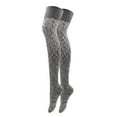 thumbnail image 4 of Womens Thigh High Cotton Knit Winter Boot Sock Vintage Extra Long Leg Warmer, 4 of 9
