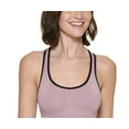 thumbnail image 2 of CALVIN KLEIN PERFORMANCE Intimates Purple Racerback Medium Impact Removable Cups Sports Bra S, 2 of 3