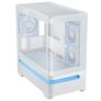 thumbnail image 2 of Gabinete asus prime ap202 argb m-atx white cristal templado 90dc00p3-b18000, 2 of 9