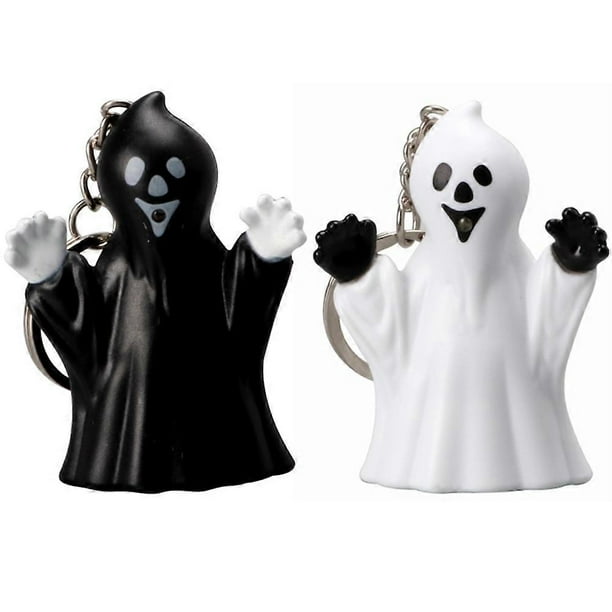 Fashion Ghost Shaped Key Chain Pendant For Everyday Use And Halloween Suitable For Keychain Lovers 2Pcs