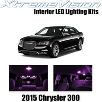 XtremeVision Interior LED for Chrysler 300/300C 2015 10 pcs Pink Interior LED Kit Installation Tool