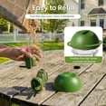 thumbnail image 6 of LONA Bird Feeders for Outdoors 2 Pack, Tube Birds Feeder Weatherproof with Multiple Hanging Methods, Wild Feeding Silo for Outside, 3 Port, 6 of 12