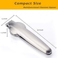 thumbnail image 2 of Chestnut Clip Stainless Steel Chestnut Opener Cracker Sheller Walnut Pliers Multifunctional Metal Nut Opener Kitchen Tools Dried Fruit Opener with a Chestnut Claw, 2 of 5