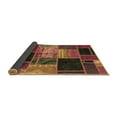 thumbnail image 2 of Ahgly Company Indoor Rectangle Patchwork Brown Transitional Area Rugs, 2' x 5', 2 of 4