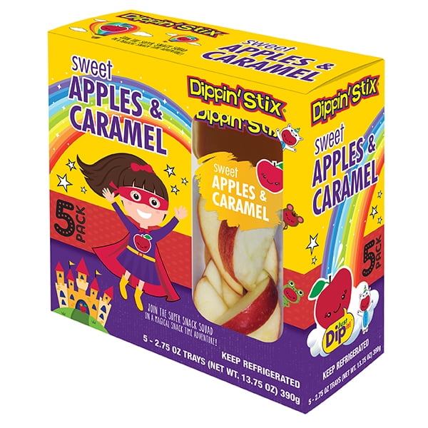 Dippin’ Stix Sweet Apples & Caramel, 2.75oz, 5 Count