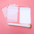 thumbnail image 2 of 24PCS Hand-cranked Bunting Hand-cranked Flag Commanding Referee Flag Hand-cranked Flag Command Flag (White), 2 of 8