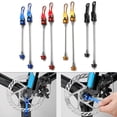 thumbnail image 2 of Bike Hub Quick Release Lever Aluminum Alloy Wheel Quick Release Axle Skewer, 2 of 10
