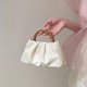 thumbnail image 4 of Bolso Dumpling y Cartera Cloud, Moderno Clutch Fruncido para Mujer, Cuero Sintético, Pequeño, Bandolera, Bolso de Mano, 4 of 5
