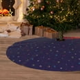 thumbnail image 5 of KLL 48" Christmas Tree Skirt Mathematical Symbols Xmas Tree Skirts Mat for New Year Xmas Holiday Party Indoor Outdoor Home Decoration, 5 of 5