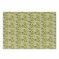 thumbnail image 1 of Yellow Bird Cutting Board, Continuous Pattern of Avian Animal and Rudbeckia Flowers Print, Decorative Tempered Glass Cutting and Serving Board, in 3 Sizes, by Ambesonne, 1 of 2