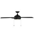 thumbnail image 4 of Disc II 5-Blade Energy Star Pull Chain Memory Ceiling Fan 52in Matte Black with 3000K Dimmable LED Light Kit, 4 of 6