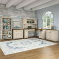 thumbnail image 2 of UrbanPro L Desk 5 Pc Office Set with Storage in Antique White - Engineered Wood, 2 of 7