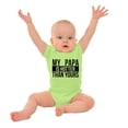 thumbnail image 3 of My Papa Hotter Than Yours Grandfather Bodysuit Jumper Girls Infant Baby Brisco Brands 12M, 3 of 6