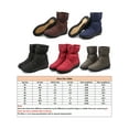 thumbnail image 2 of Kesitin Womens Breathable Front Zip Snow Boots Work Non Slip Winter Shoes Comfort Round Toe Warm Boot Black 7, 2 of 7